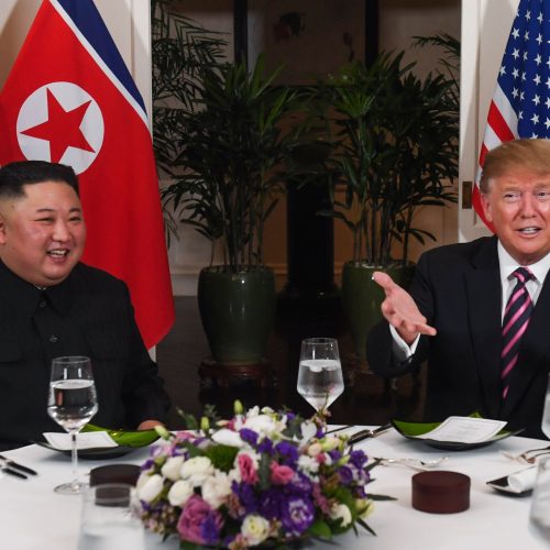 D. Trumpo ir Kim Jong Uno susitikimas Hanojuje  © Scanpix nuotr.