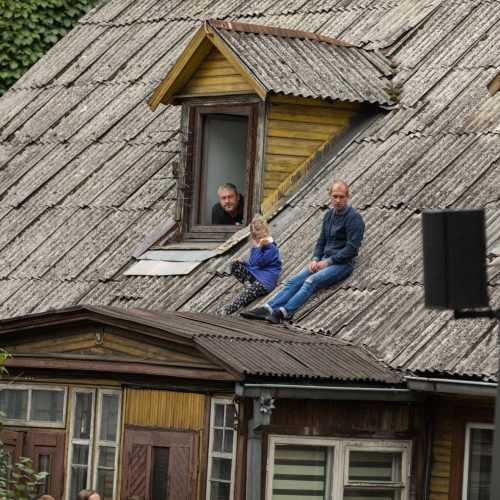 „Red Bull muilinių lenktynės“ Kaune  © Laimio Steponavičiaus ir T. Biliūno / Fotobanko nuotr.