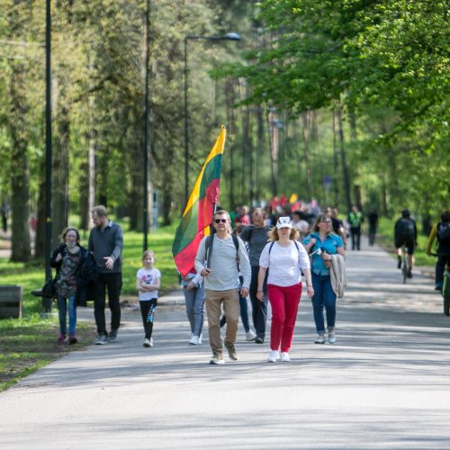 „Didysis šeimos gynimo maršas“ Vingio parke  © Vilmanto Raupelio nuotr.