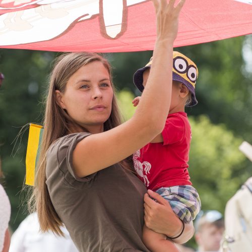 Protestas prieš privalomą testavimą ir skiepus  © Butauto Barausko nuotr.