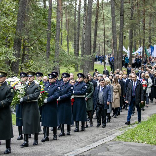 Holokausto pradžios Lietuvoje 80-ųjų metinių minėjimas  © P. Peleckio / Fotobanko nuotr.