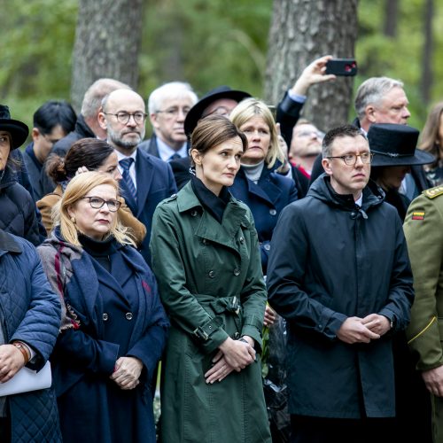 Holokausto pradžios Lietuvoje 80-ųjų metinių minėjimas  © P. Peleckio / Fotobanko nuotr.