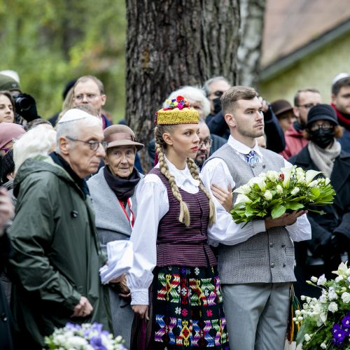 Holokausto pradžios Lietuvoje 80-ųjų metinių minėjimas  © P. Peleckio / Fotobanko nuotr.