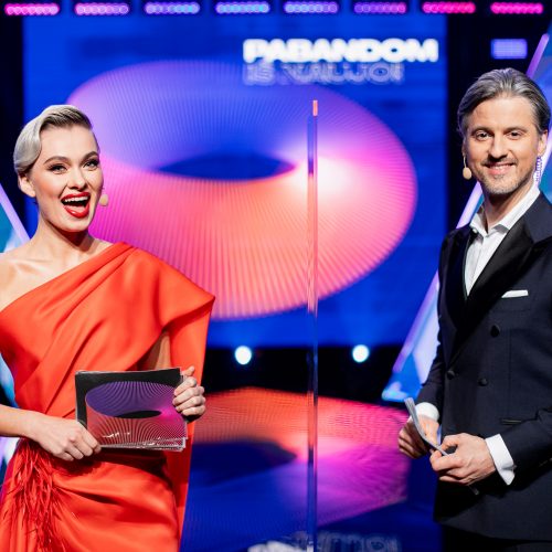 Nacionalinės „Eurovizijos“ atrankos finalas  © E. Blaževič / LRT nuotr.