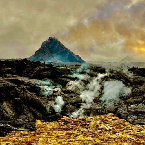 Lietuvis iš arti stebi prabudusį Islandijos ugnikalnį  © Asmeninio archyvo nuotr.