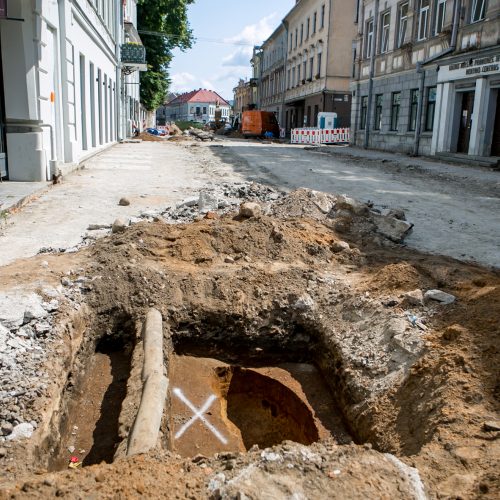 Vilniaus gatvės rekonstrukcija pažėrė pirmuosius lobius  © Vilmanto Raupelio, skaitytojo nuotr.