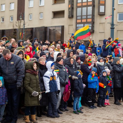 Šventinis trijų Baltijos valstybių pakėlimo ceremonija ir trispalvės nešimas   © Irmanto Gelūno / Fotobanko nuotr.