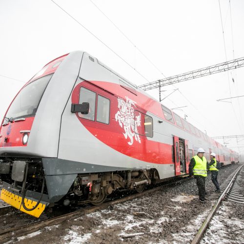 Atnaujintas traukinių eismas tarp Vilniaus ir Kauno  © Vilmanto Raupelio nuotr.