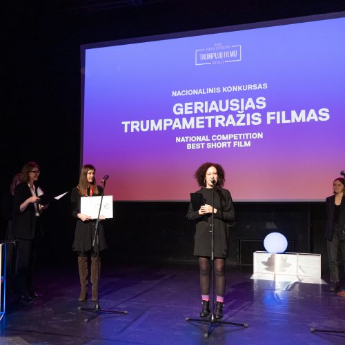 Paskelbti Vilniaus trumpųjų filmų festivalio nugalėtojai  © G. Skaraitienės / BNS nuotr.