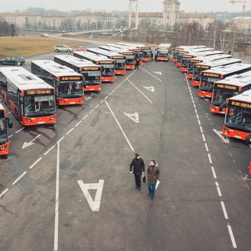 Nauji autobusai Kauno gatvėse  © Kauno miesto savivaldybės nuotr.