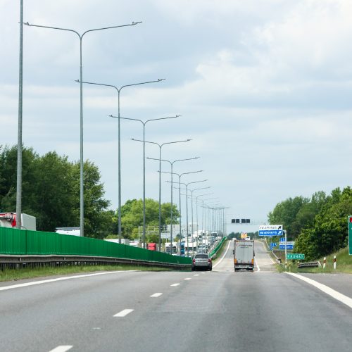 Spūstys važiuojant iš Kauno į Vilnių  © T. Biliūno/BNS nuotr.