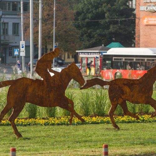 „Kauno akcentas“ prie Kauno pilies  © Laimio Steponavičiaus nuotr.