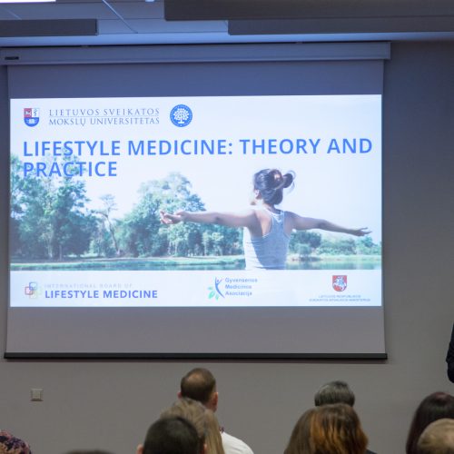 LSMU tarptautinė konferencija „Gyvensenos medicina: teorija ir praktika“  © Laimio Steponavičiaus nuotr.