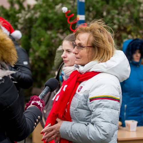 Kalėdinis bėgimas „Padovanok senjorams Kalėdas“  © Mato Baranausko nuotr.