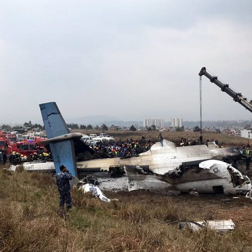 Nepale sudužęs keleivinis lėktuvas  © Scanpix, Twitter, ELTOS nuotr.
