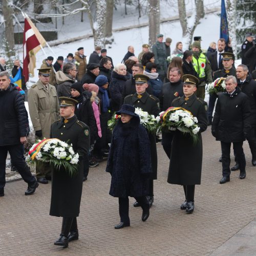 Žuvusiųjų pagerbimo ceremonija  © D. Labučio (ELTA), Irmanto Gelūno (BFL) nuotr.