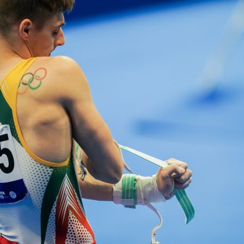 Gimnastas R.Tvorogalas Europos žaidynėse iškovojo auksą  © K. Štreimikio/LTOK nuotr.