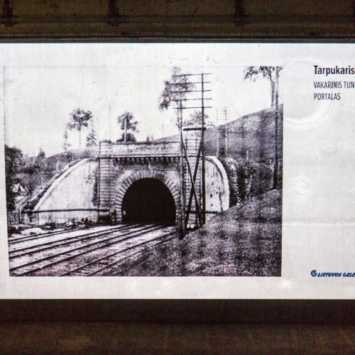 Inovatyvi ekspozicija Kauno geležinkelio tunelyje  © Laimio Steponavičiaus nuotr.