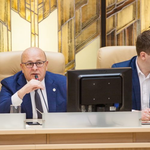 Paskutinis 2015-2019 metų kadencijos tarybos posėdis  © Laimio Steponavičiaus nuotr.