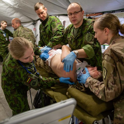 Karo medikai – didžiausiose NATO medicinos pratybose  © Lietuvos karo medicinos tarnybos nuotr.