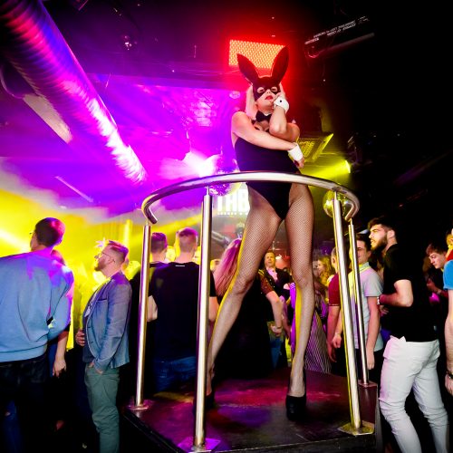 Kauno naktiniame klube lankėsi „Playboy“ didžėja  © tomasfoto.lt nuotr.