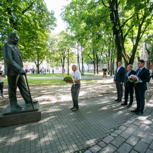 Ukrainos Nepriklausomybės dienos paminėjimas Istorinės Prezidentūros sodelyje  © Vilmanto Raupelio nuotr.