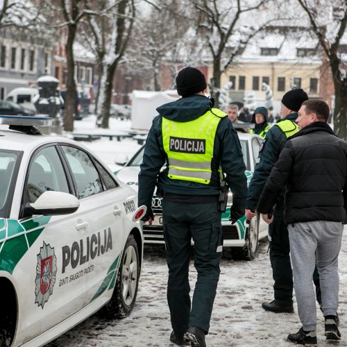 Policijos reidas „Švarus vairuotojas“  © Vilmanto Raupelio nuotr.