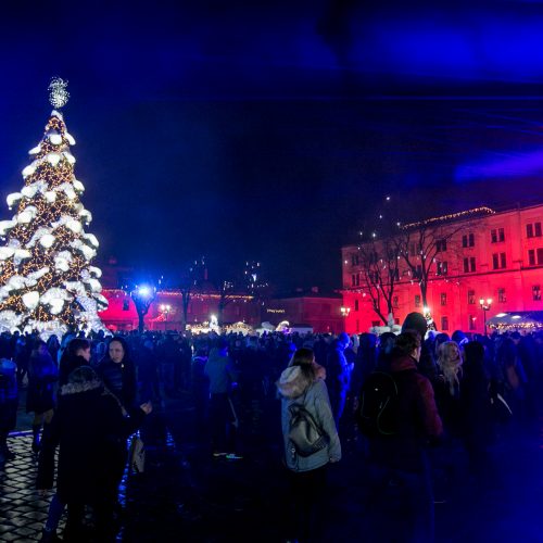 Kaunas sutinka 2019 metus  © Vilmanto Raupelio nuotr.