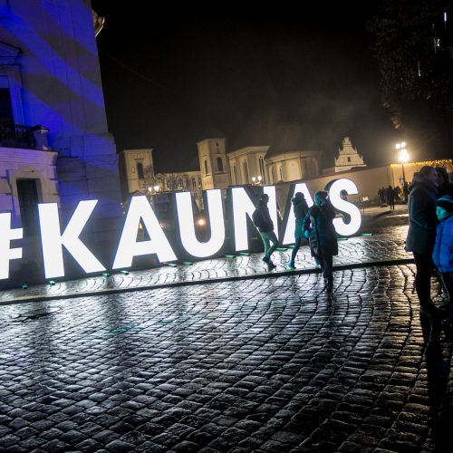 Kaunas sutinka 2019 metus  © Vilmanto Raupelio nuotr.
