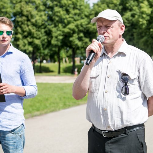 Jėzuitų bėgimas „Magis“ Kaune  © Vilmanto Raupelio nuotr.