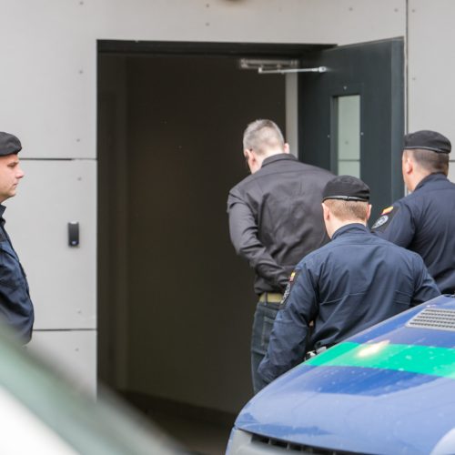 Į teismą atvesti įtariami D. Bugavičiaus žudikai  © Vilmanto Raupelio nuotr.