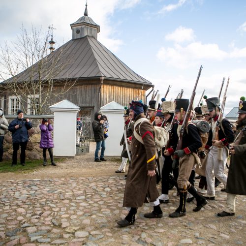 Napoleono armijos mūšio inscenizacija  © Vilmanto Raupelio nuotr.