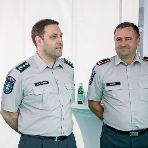 Naujojo policijos komisariato kapsulės įkasimas  © Vilmanto Raupelio nuotr./ Justinos Lasauskaitės nuotr.