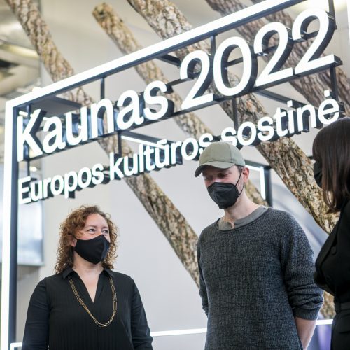 „Kaunas 2022“ ir „Akropolis“ pasirašė bendradarbiavimo sutartį  © Vilmanto Raupelio nuotr.