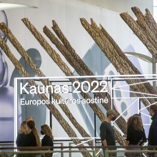 „Kaunas 2022“ ir „Akropolis“ pasirašė bendradarbiavimo sutartį  © Vilmanto Raupelio nuotr.