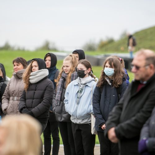 Žydų genocido dienos minėjimas IX forte  © Vilmanto Raupelio nuotr.