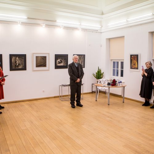  Rimanto Dichavičiaus personalinės parodos „Tarp laiko virsmų“ atidarymas  © Vilmanto Raupelio nuotr.