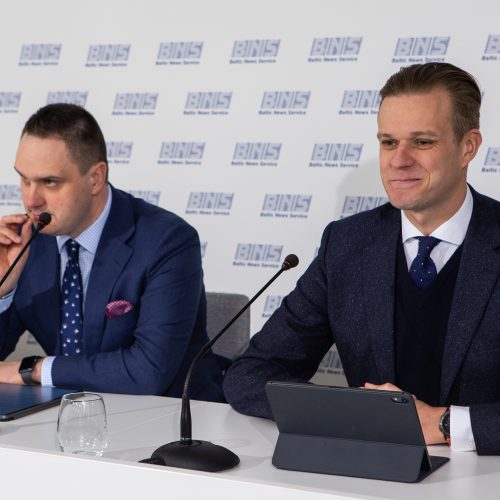 Spaudos konferencija po savivaldos rinkimų  © P. Peleckio / Fotobanko nuotr.