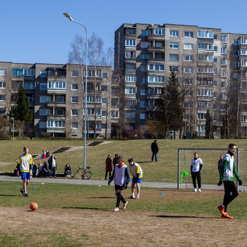 Gatvės vaikų dienos futbolo turnyras Vilniuje  © P. Peleckio / Fotobanko nuotr.