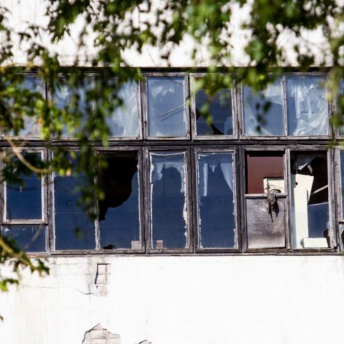 Vilniuje pradėtas griauti pastatų kompleksas  © P. Peleckio / Fotobanko nuotr.