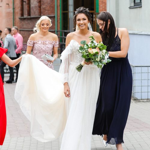 Krepšininkų G. Jasiunskaitės ir T. Dimšos vestuvės  © T. Biliūno / Fotobanko nuotr.