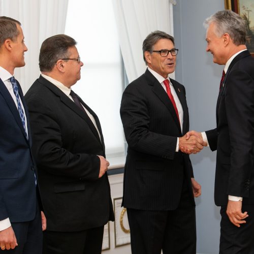 G. Nausėda susitiko su JAV energetikos sekretoriumi  © P. Peleckio / Fotobanko nuotr.