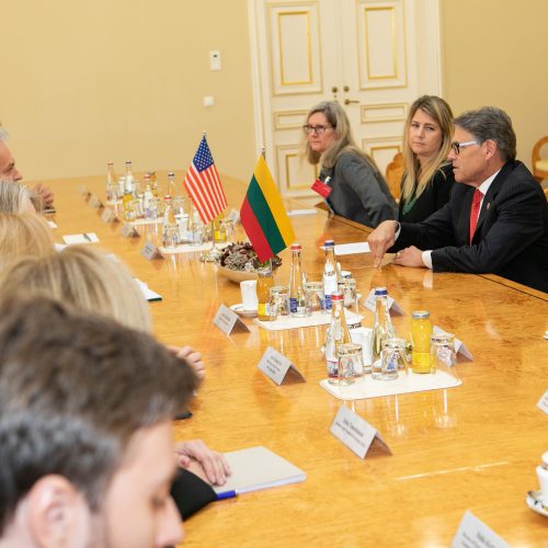 G. Nausėda susitiko su JAV energetikos sekretoriumi  © P. Peleckio / Fotobanko nuotr.