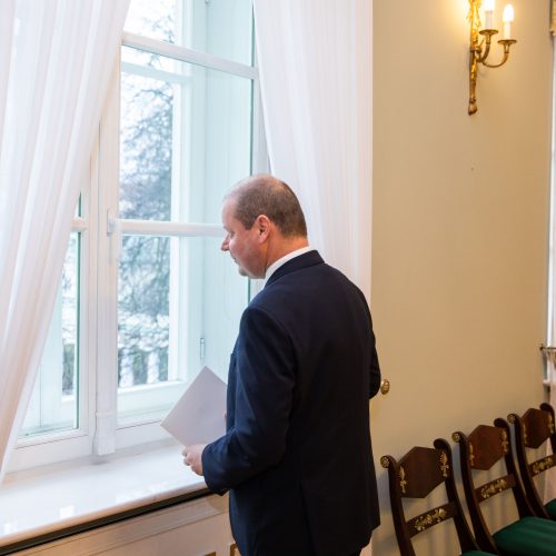Prezidentas susitiko su S. Skverneliu  © I. Gelūno / Fotobanko nuotr.