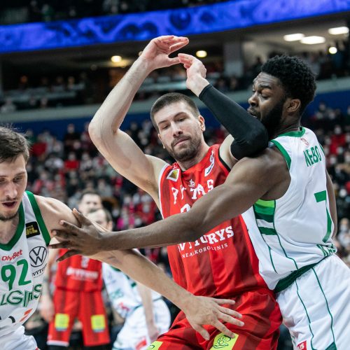 Kauno „Žalgiris“ – Vilniaus „Rytas“ <span style=color:red;>(72:67)</span>  © P. Peleckio / BNS nuotr.