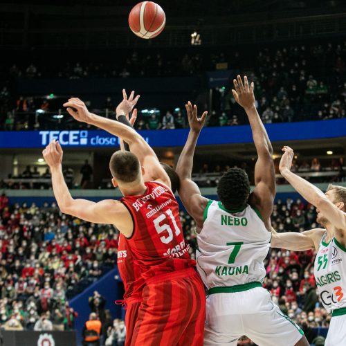 Kauno „Žalgiris“ – Vilniaus „Rytas“ <span style=color:red;>(72:67)</span>  © P. Peleckio / BNS nuotr.