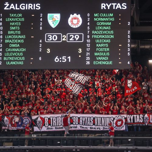 LKL finalo rungtynės: Kauno „Žalgiris“ – Vilniaus „Rytas“  © E. Ovčarenko / BNS nuotr.