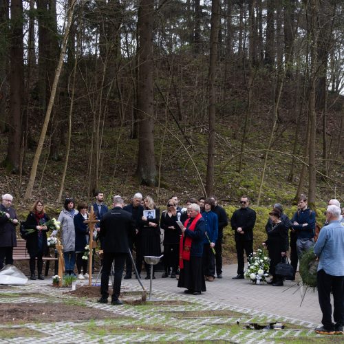 V. Žilinskaitės laidotuvės  © G. Skaraitienės / BNS nuotr.