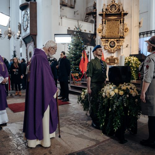 Nužudyto Gdansko mero laidotuvės  © Scanpix nuotr.