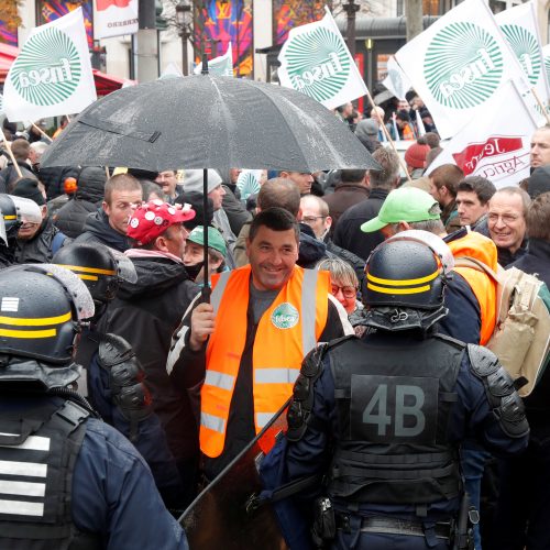 Ūkininkų protestas Prancūzijoje  © Scanpix nuotr.